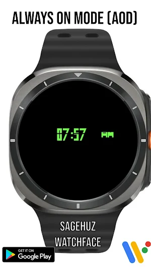 A155 Sci-fi watchface Screenshot 1