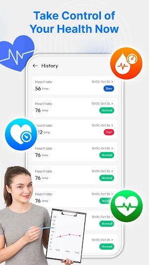Blood Pressure Monitor App Screenshot 3