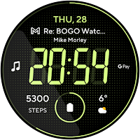 Awf Lean Digital: Watch face