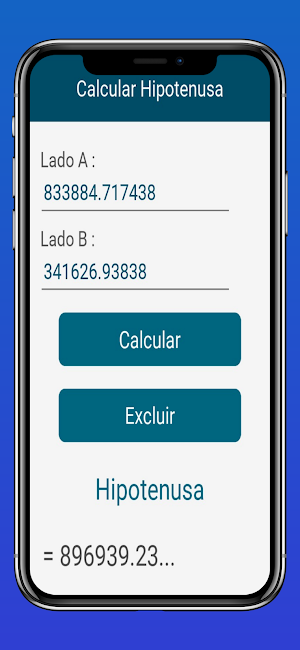 Calculate Pythagorean Theorem Screenshot 1