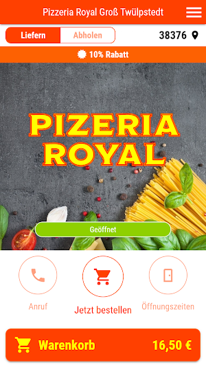 Pizzeria Royal Braunschweig Screenshot 0