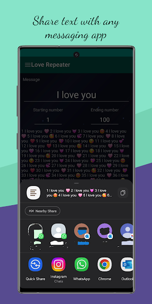 I Love You Repeater Screenshot 3