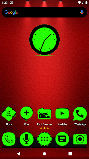 Green and Black Icon Pack Free Screenshot 0