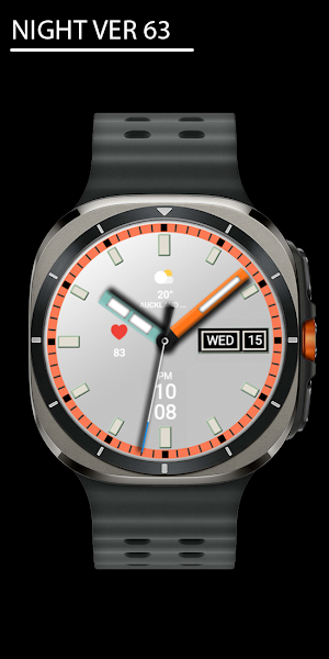 Night ver 63 - watch face Screenshot 0