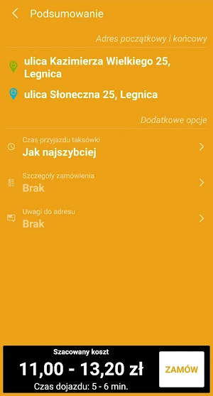 Taxi Lider Legnica Screenshot 3