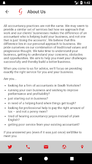 Crozier Jones Accountants Screenshot 1