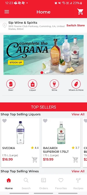 SIP WINE & SPIRITS Screenshot 0