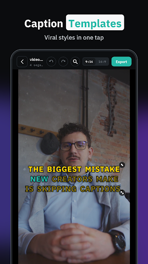 Subly: AI Subtitles & Captions Screenshot 1