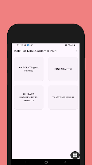 Kalkulator Akademik Polri Screenshot 0