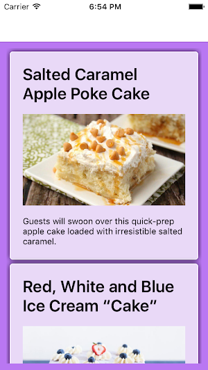Delicious Cake Recipes Screenshot 0