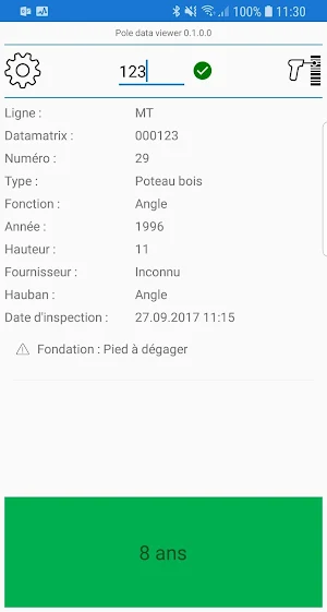 Pole data viewer Screenshot 0