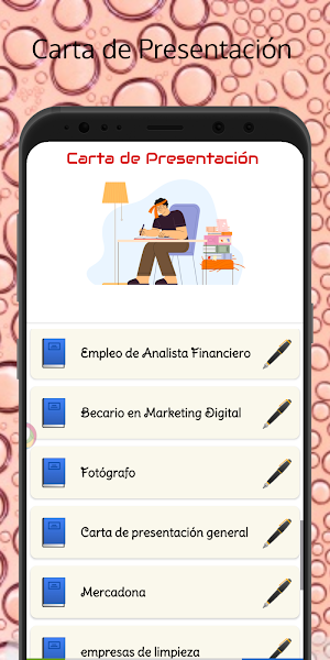 Carta de Presentación Screenshot 3