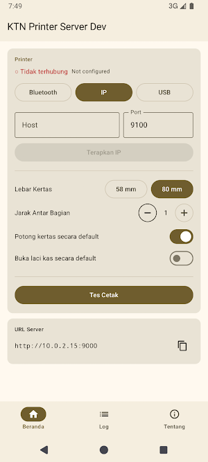 KTN Print Server Screenshot 1