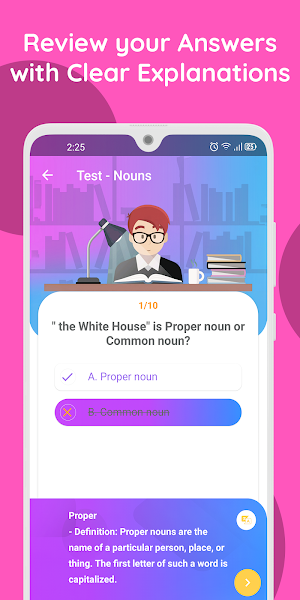 English Grammar Test Screenshot 3