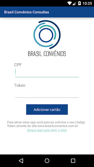 Brasil Convênios Consultas Screenshot 0
