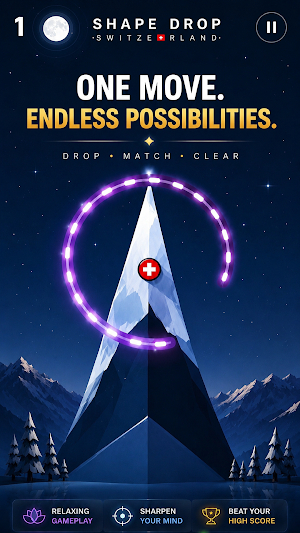 Shape Drop - Helix Ball Drop Screenshot 0