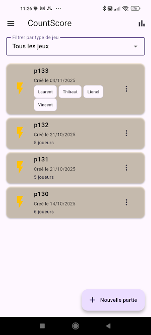 CountScore - Score Tracker Screenshot 1