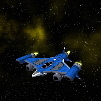 Spaceship Fighter jet Fly Sky