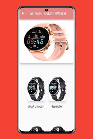 G-Tab GT5 Smart Watch guide Screenshot 1