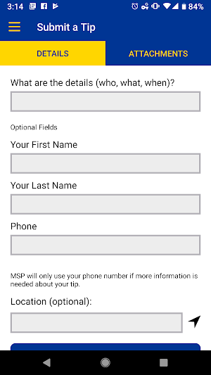 Michigan State Police Screenshot 0