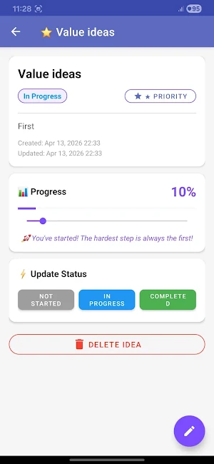 Value ideas Screenshot 1