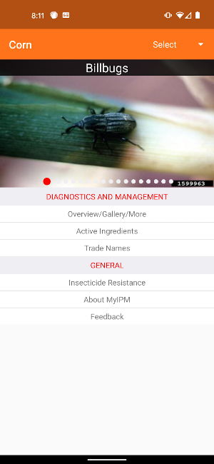 MyIPM for Row Crops Screenshot 1