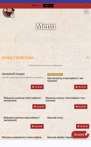 Jiangsu Restauracja Chińska Screenshot 2
