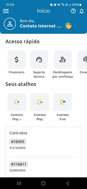 Contato Internet Screenshot 1