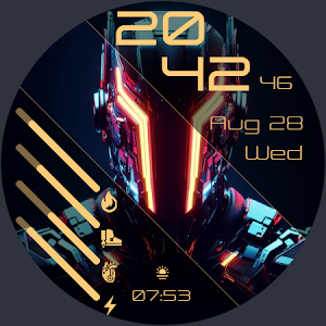 Sci-Fi Robot Futuristic Face Screenshot 2