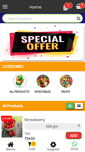GAJRAJ VEG MART Screenshot 1