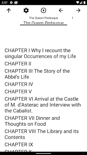 Book, The Queen Pedauque Screenshot 0