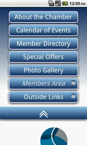 Corvallis Chamber of Commerce Screenshot 1