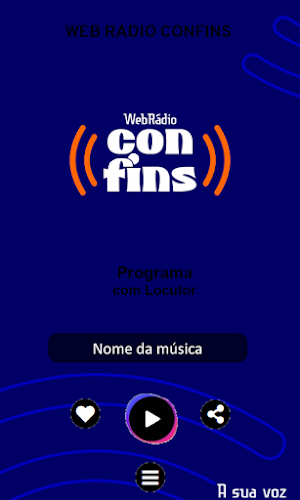 Web Rádio Confins Screenshot 1