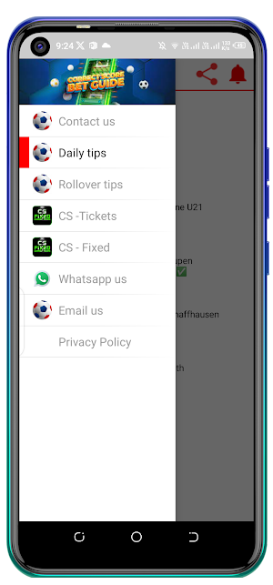 Correct Score :- Sure Odds. Screenshot 2