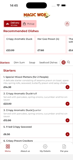 Magic Wok Folkestone Screenshot 1