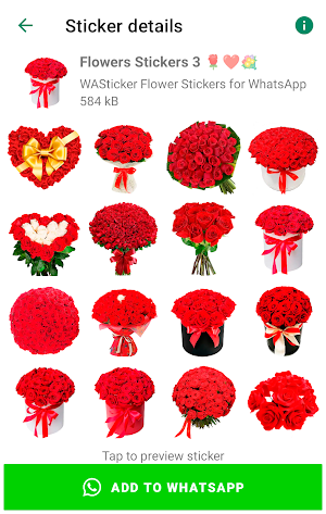 WASticker - Love Flowers Screenshot 0