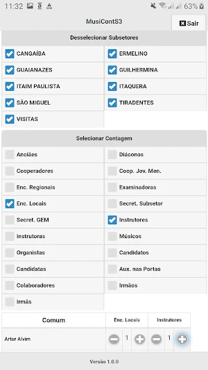 Contagem Guarani Screenshot 1