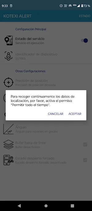 KOTEXI ALERT Screenshot 2
