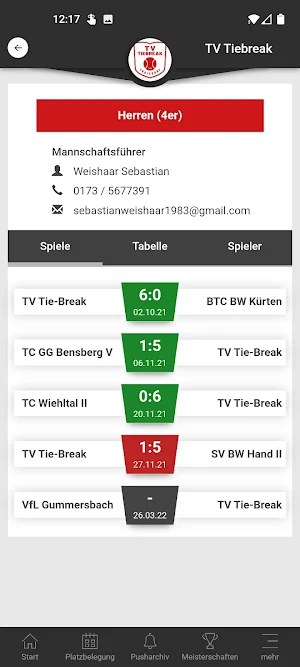 TV Tie Break Screenshot 3