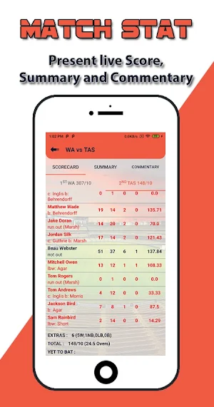 Cricket Live Score - Schedule, Screenshot 3