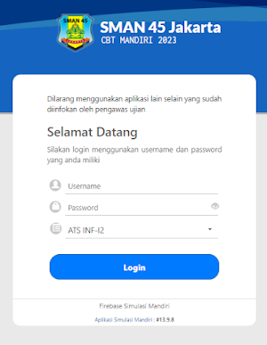Exambro SMAN 45 Jakarta Screenshot 0