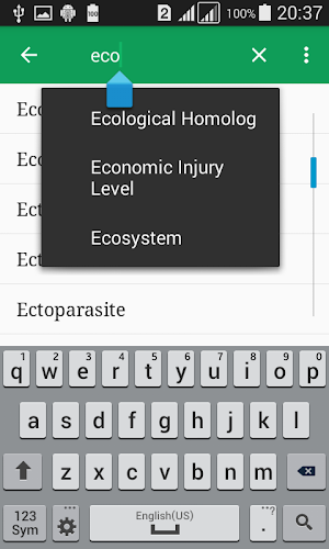 Entomology Dictionary Offline Screenshot 1