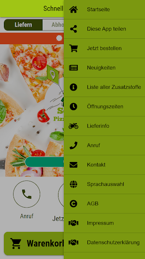 Schnell Pizza Service Screenshot 2