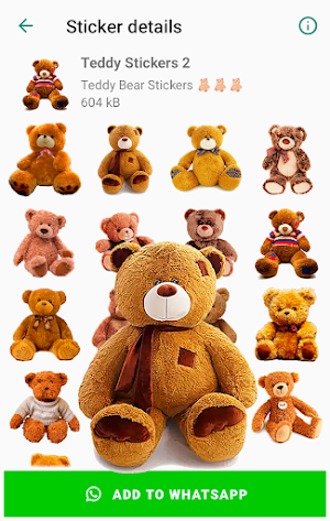 Teddy Bear Stickers for WhatsApp Screenshot 3