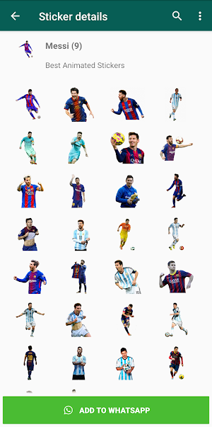 Messi Stickers Screenshot 1