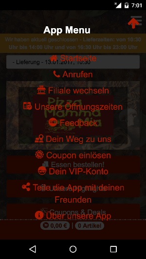 Pizza Mamma Mia Holzgerlingen Screenshot 1