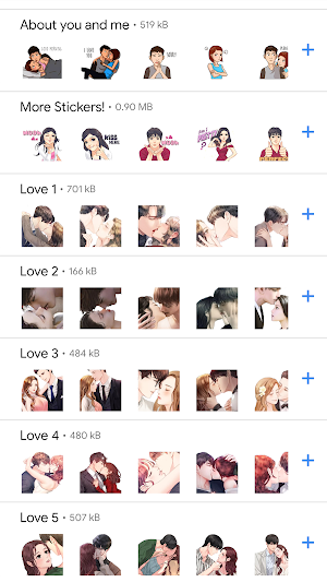 Love Stickers WAStickerapps - Love Story Stickers Screenshot 2