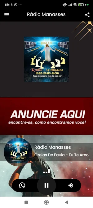 Rádio Manasses Screenshot 2