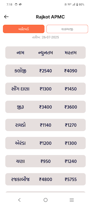 Rajkot Bajar Bhav Screenshot 2