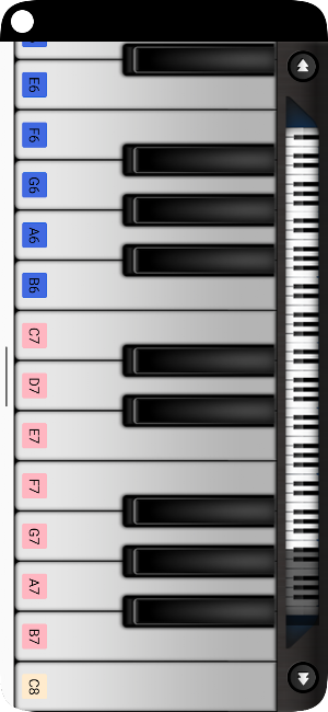 Piano Keyboard Screenshot 1